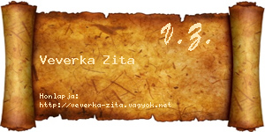 Veverka Zita névjegykártya